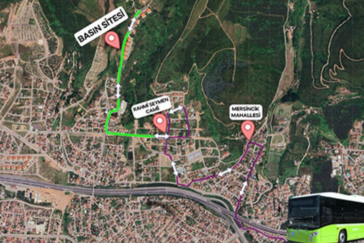 Kocaeli’de Hat 90’ın son durağı değişti