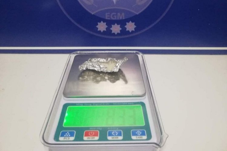 Edirne Keşan’da üzerinde uyuşturucu maddeyle yakalandı