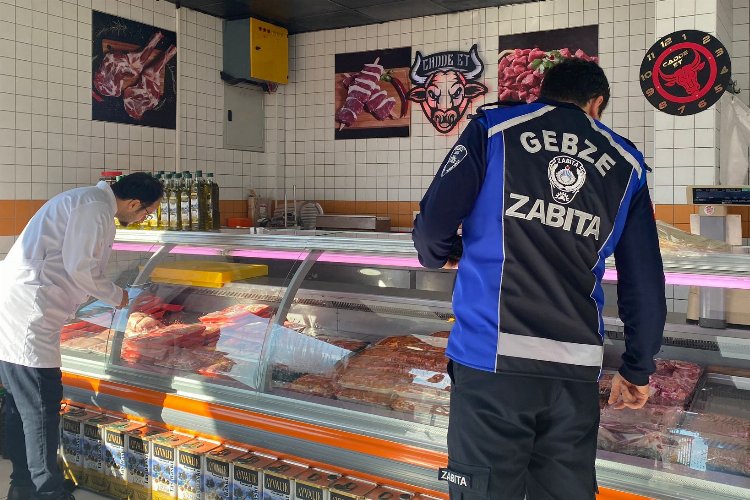 Gebze Zabıtası’ndan kasap denetimleri
