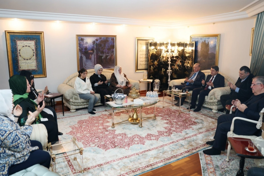 Cumhurbaşkanı Erdoğan’dan İyimaya ailesine taziye ziyareti