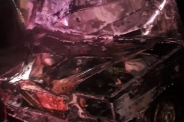 Edirne Keşan’da seyir halinde araç alev aldı!