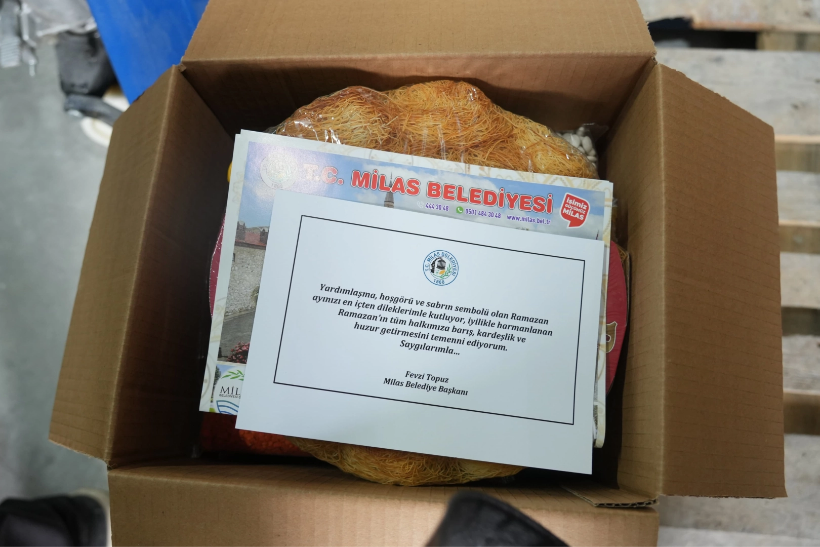 Muğla Milas Ramazan’da da ihtiyaç sahiplerinin yanında