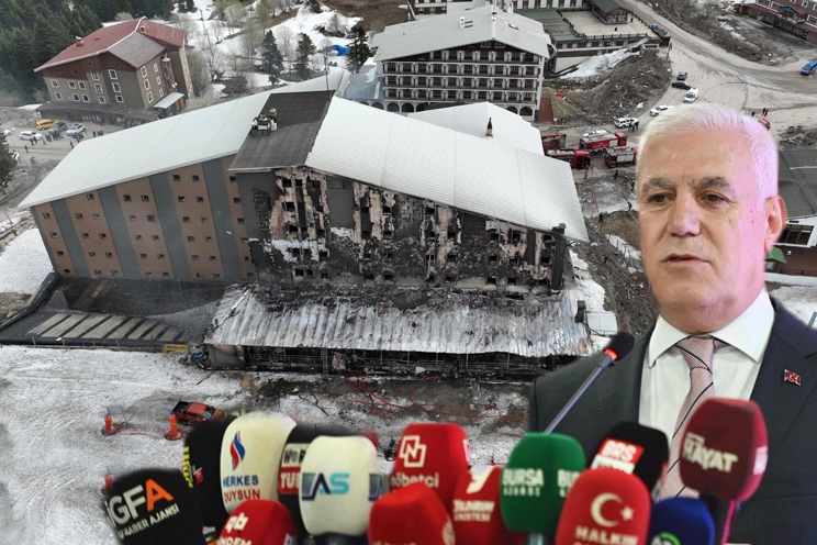 Başkan Bozbey Uludağ’daki otel yangınını değerlendirdi: Sezondan sonra olması faciayı önledi!