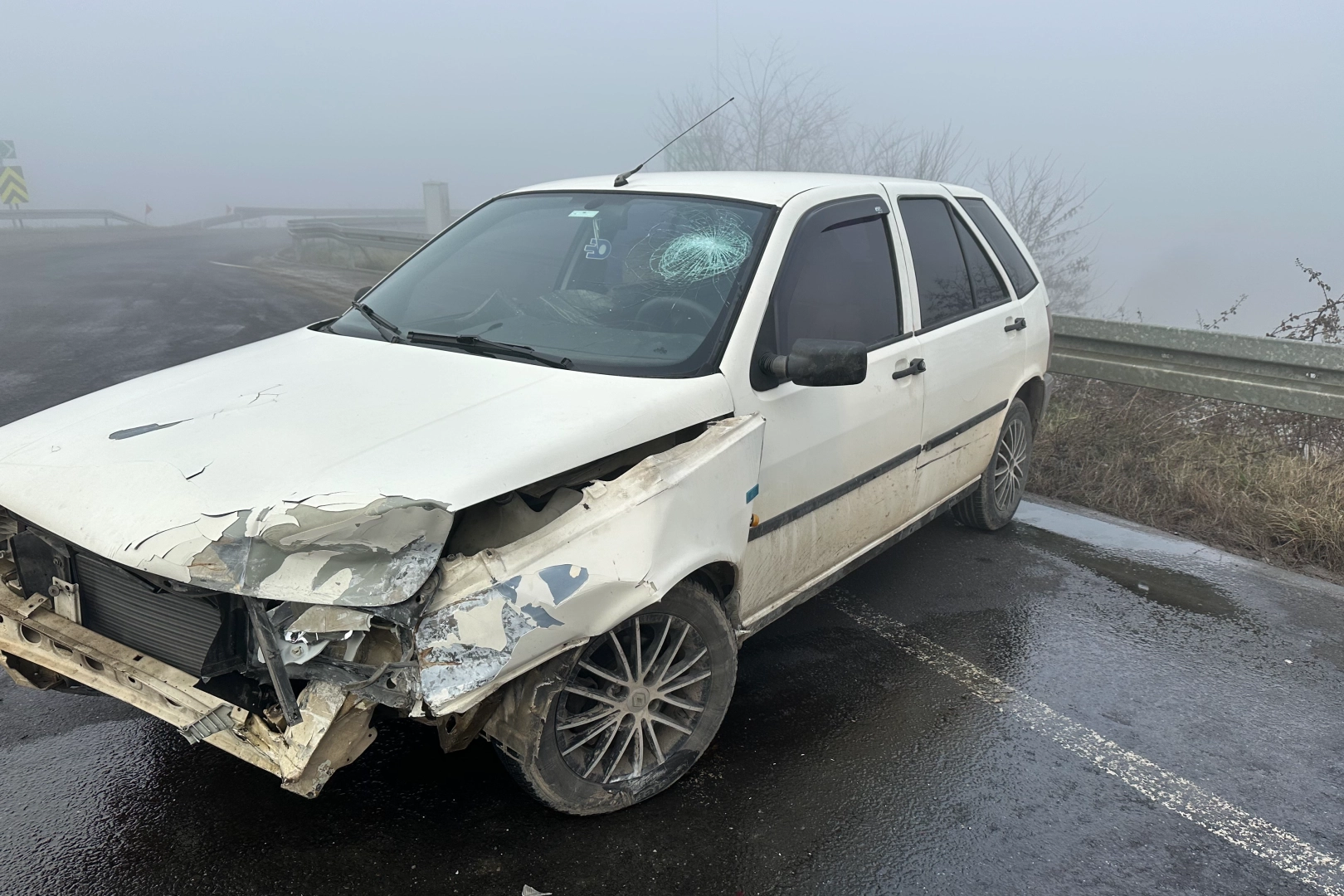 Düzce’de yoğun sis kaza getirdi!