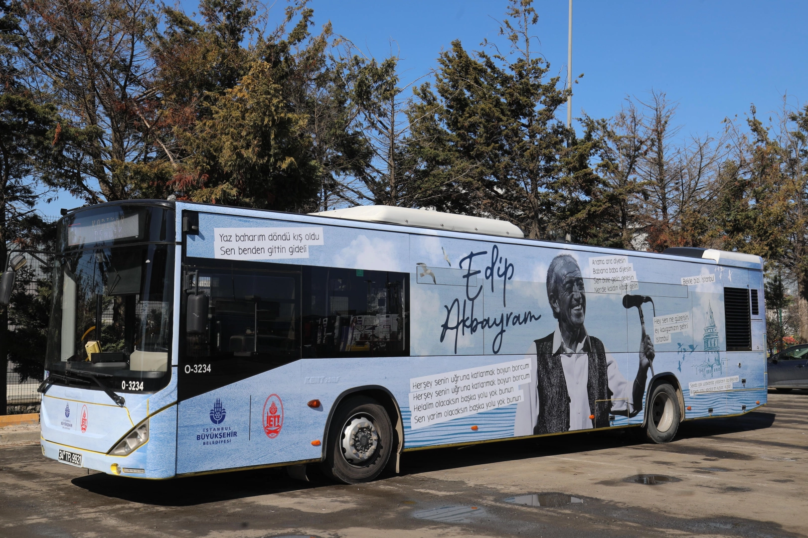 İETT’den Edip Akbayram’a vefa otobüsü