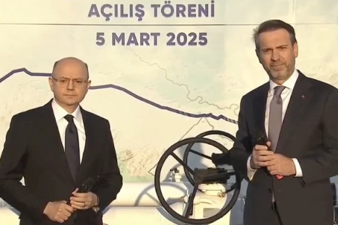 Iğdır-Nahçıvan Hattı’ndan gaz akışı başladı