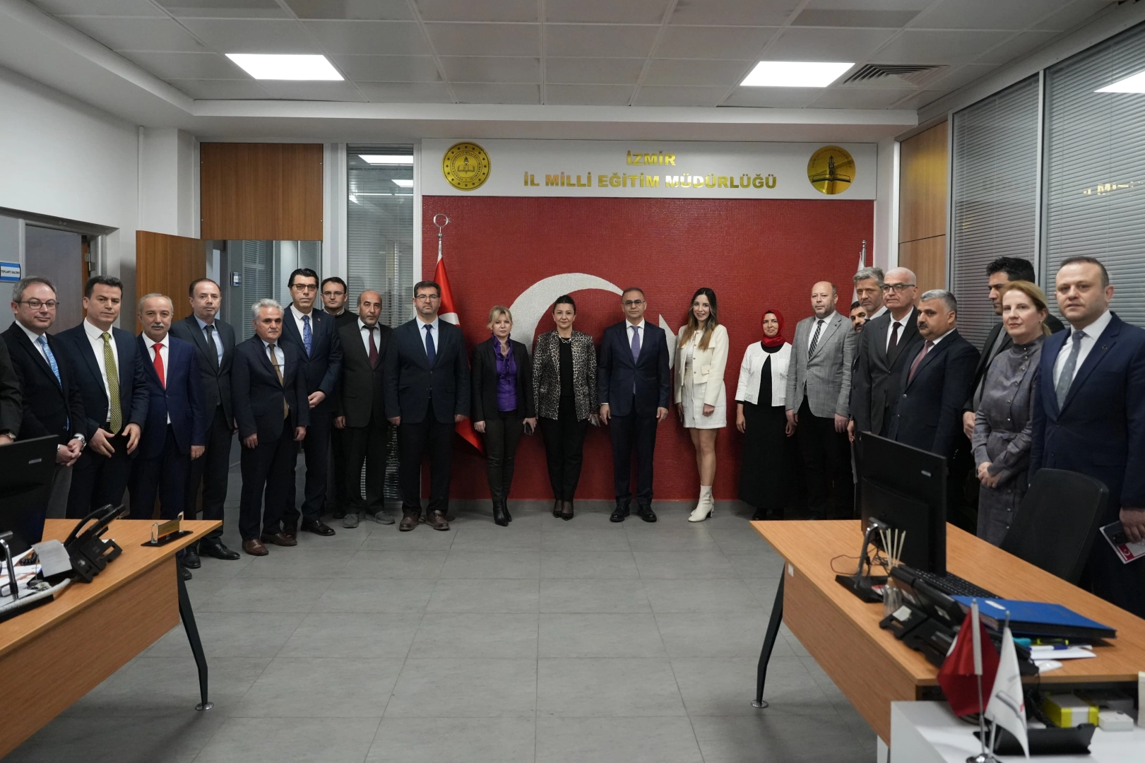 İzmir İl Millî Eğitim’de bayramlaşma coşkusu