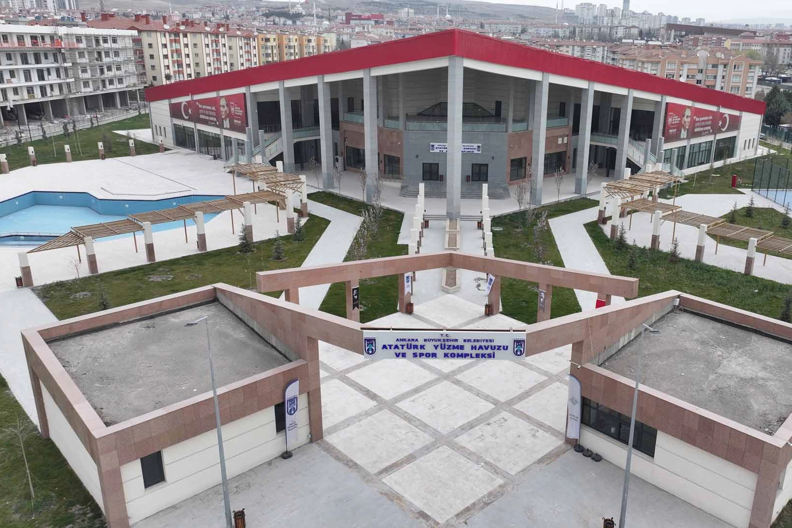 Ankara ‘Sincan Fatih Yüzme Havuzu’nda çalışmalar tam gaz