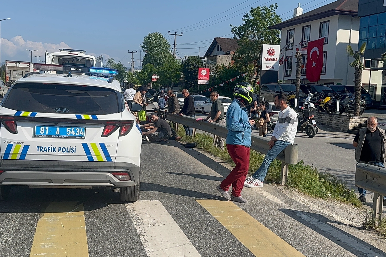 Düzce’de trafik kazası: 2 yaralı