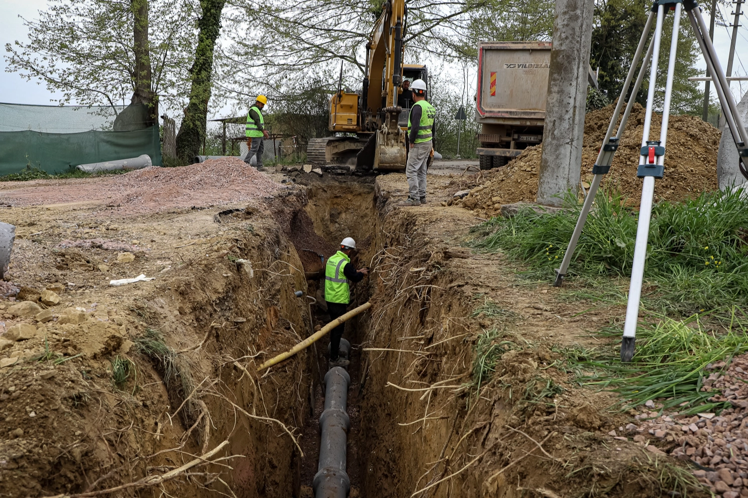 Hattın uzunluğu 7 kilometre olacak: Camili’de atık su altyapısının yüzde 50’si tamam