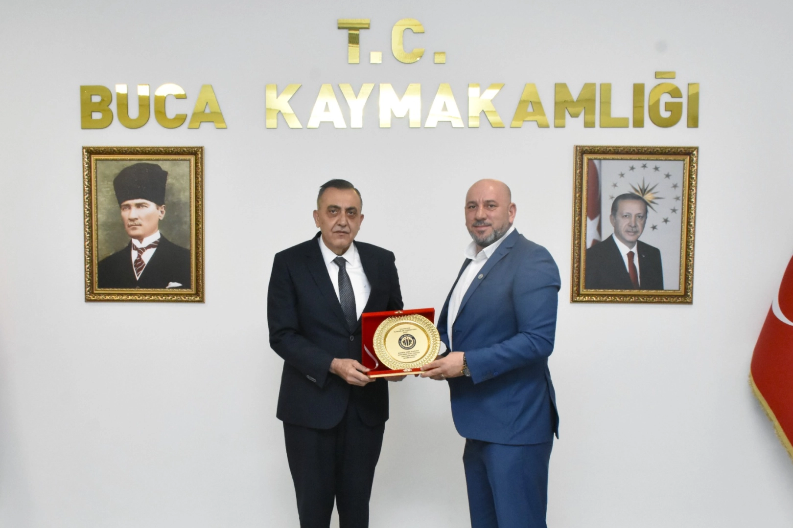 Ege Bölgesi İş İnsanları Federasyonu’ndan Buca Kaymakamlığı’na ziyaret