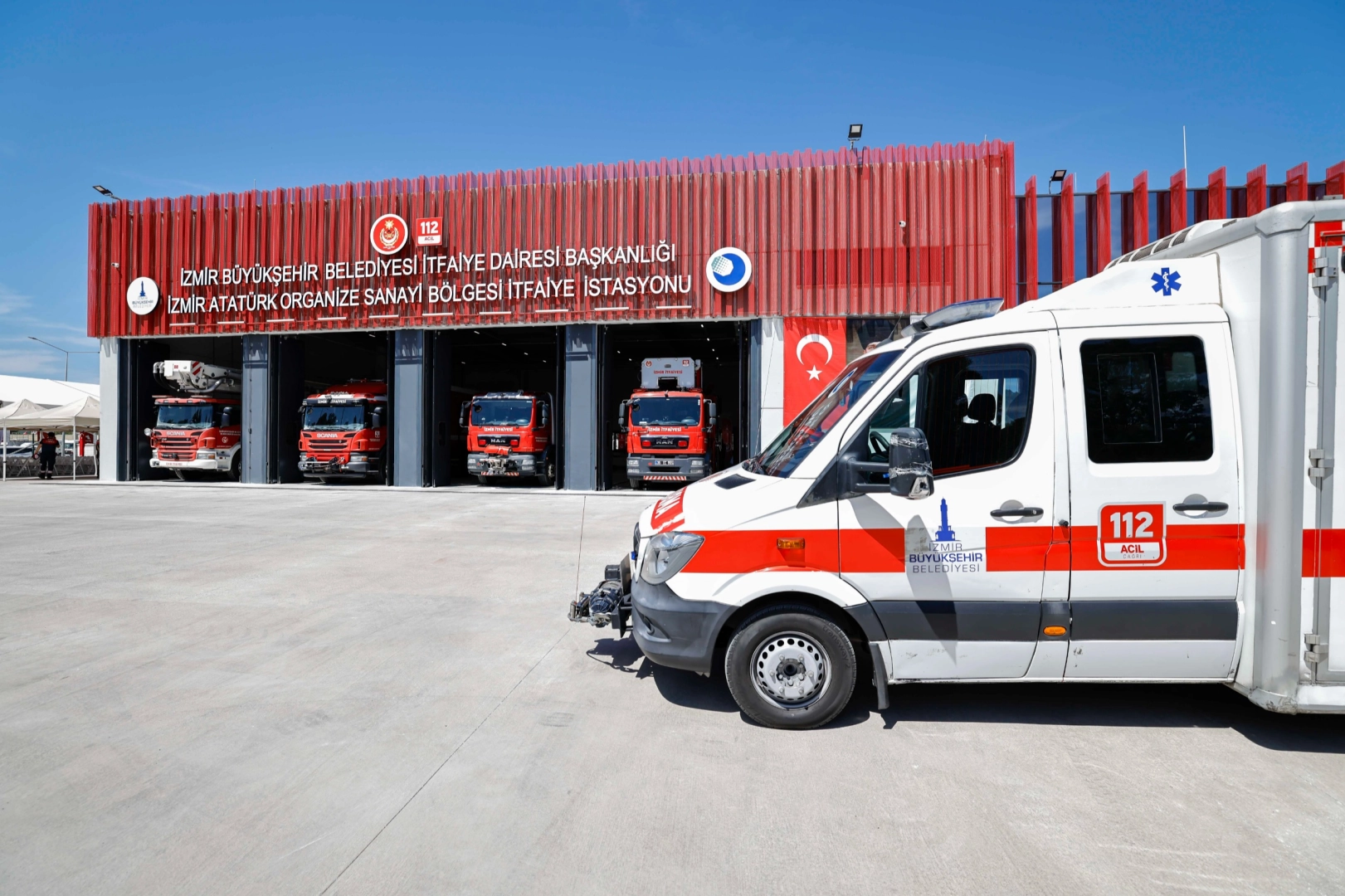 İzmir Çiğli’de itfaiyeye modern istasyon