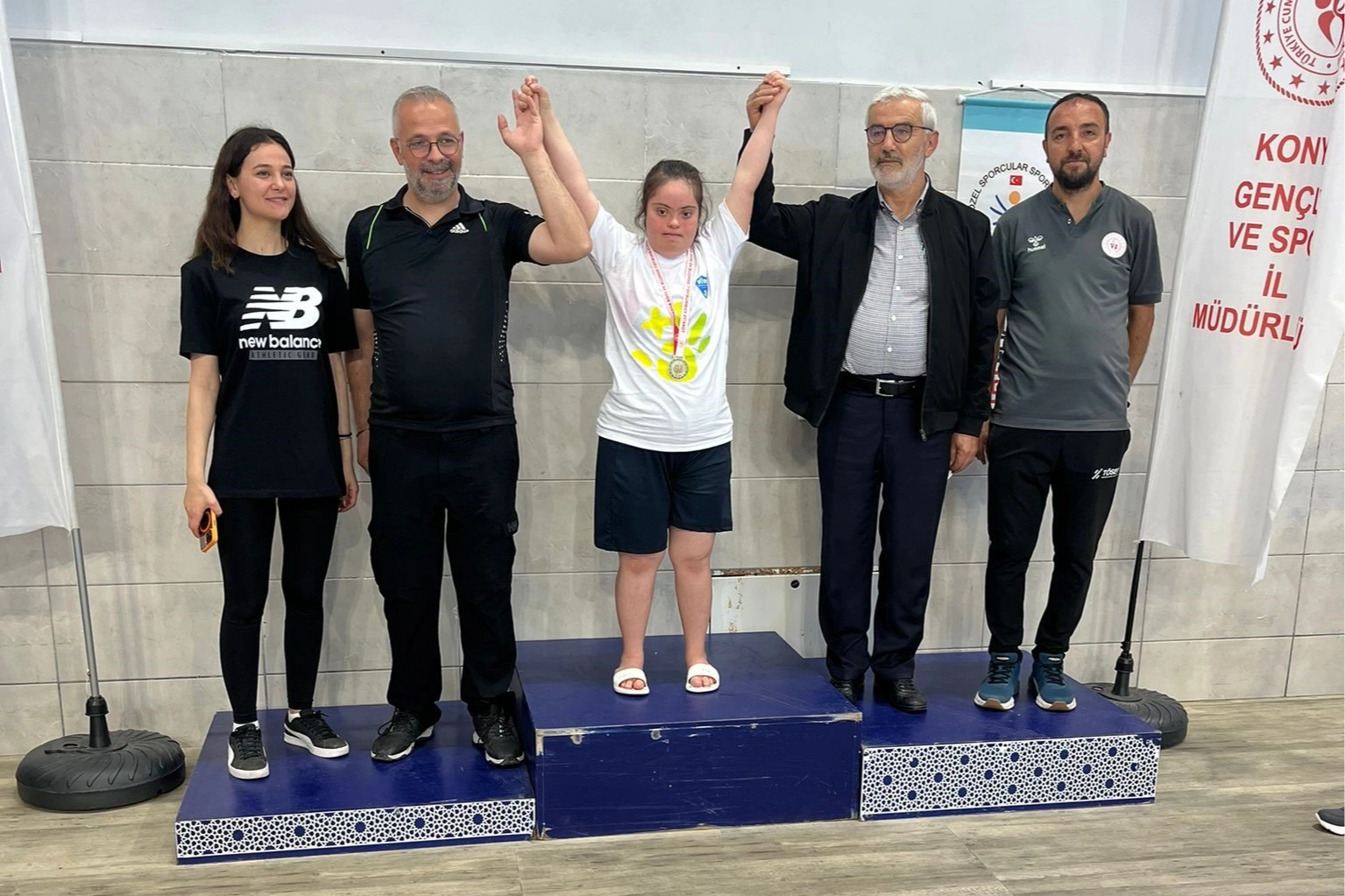 Konya Meram’da yüzmede ilk yarış, ilk zafer