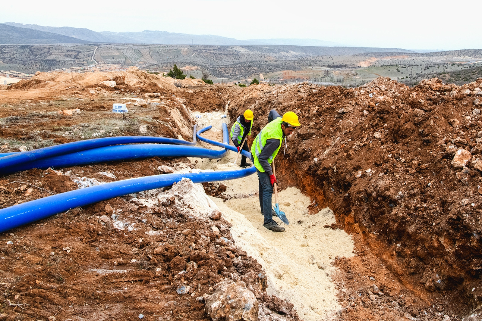 Malatya’da 8 bin 100 metre altyapı