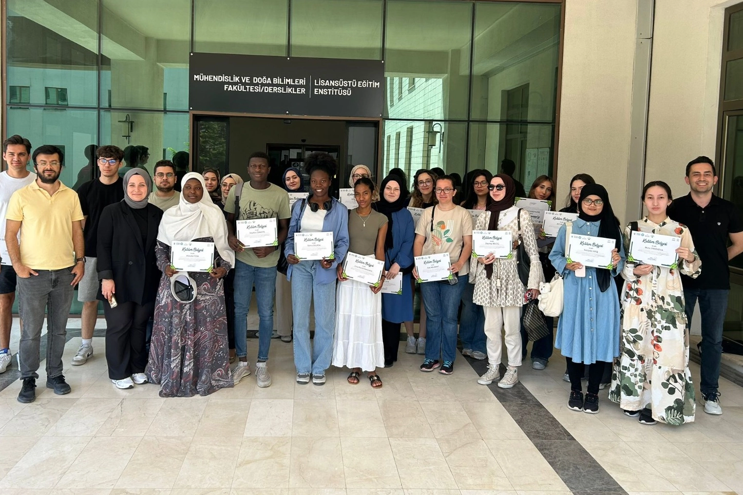 Bursa Çevre Akademisi’nde sertifika heyecanı