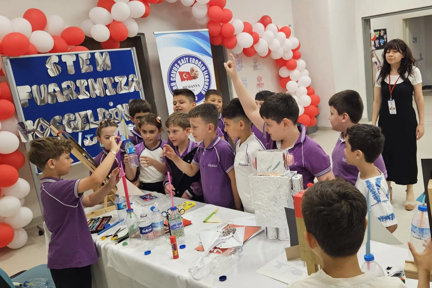 Bursa Mudanya’da minik mucitler STEM Fuarı’nda buluştu