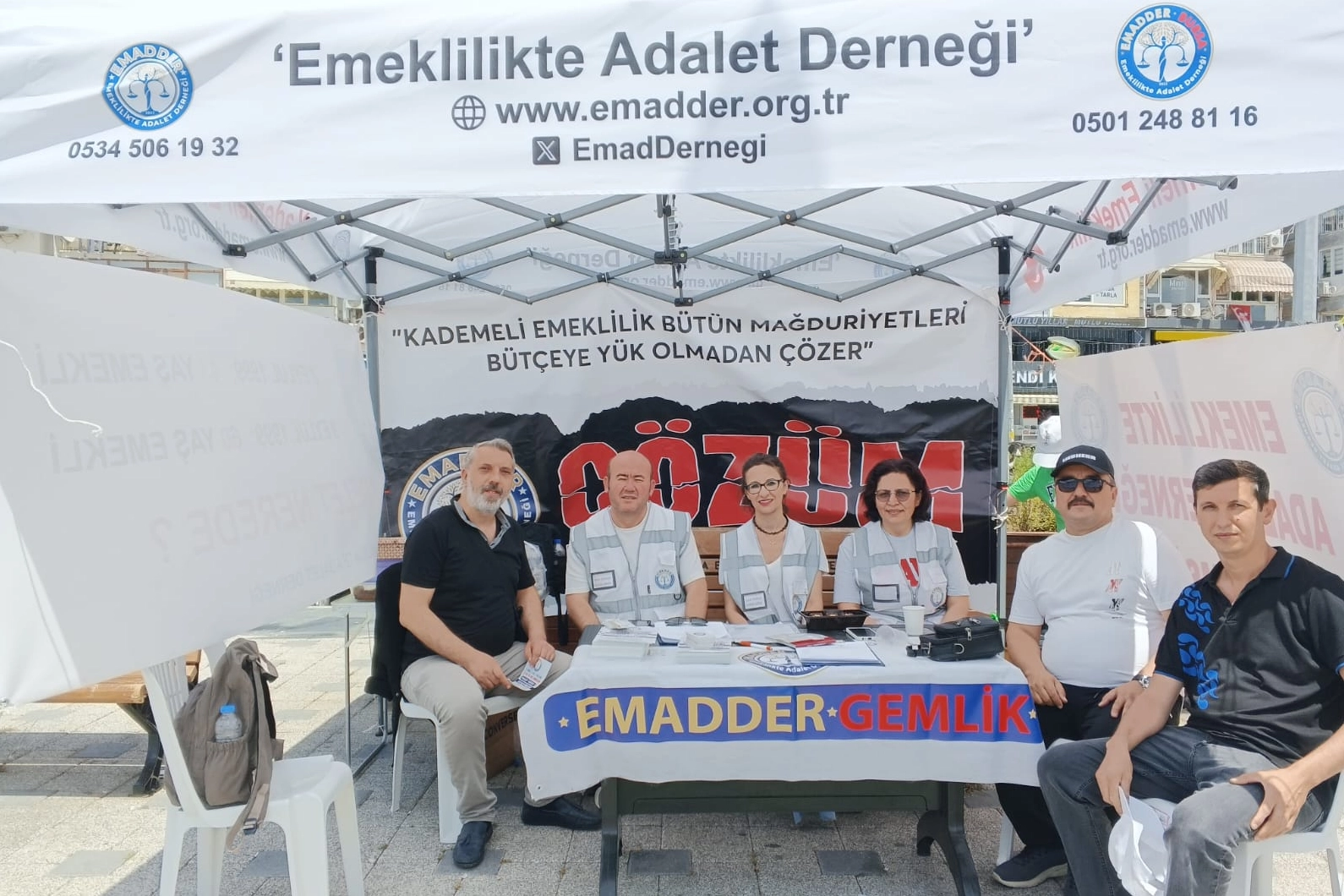 EMADDER temsilcileri hak arayışlarını Gemlik’te sürdürdü