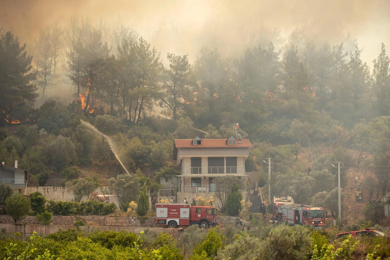 İzmir Büyükşehir’den yangınların bilançosu