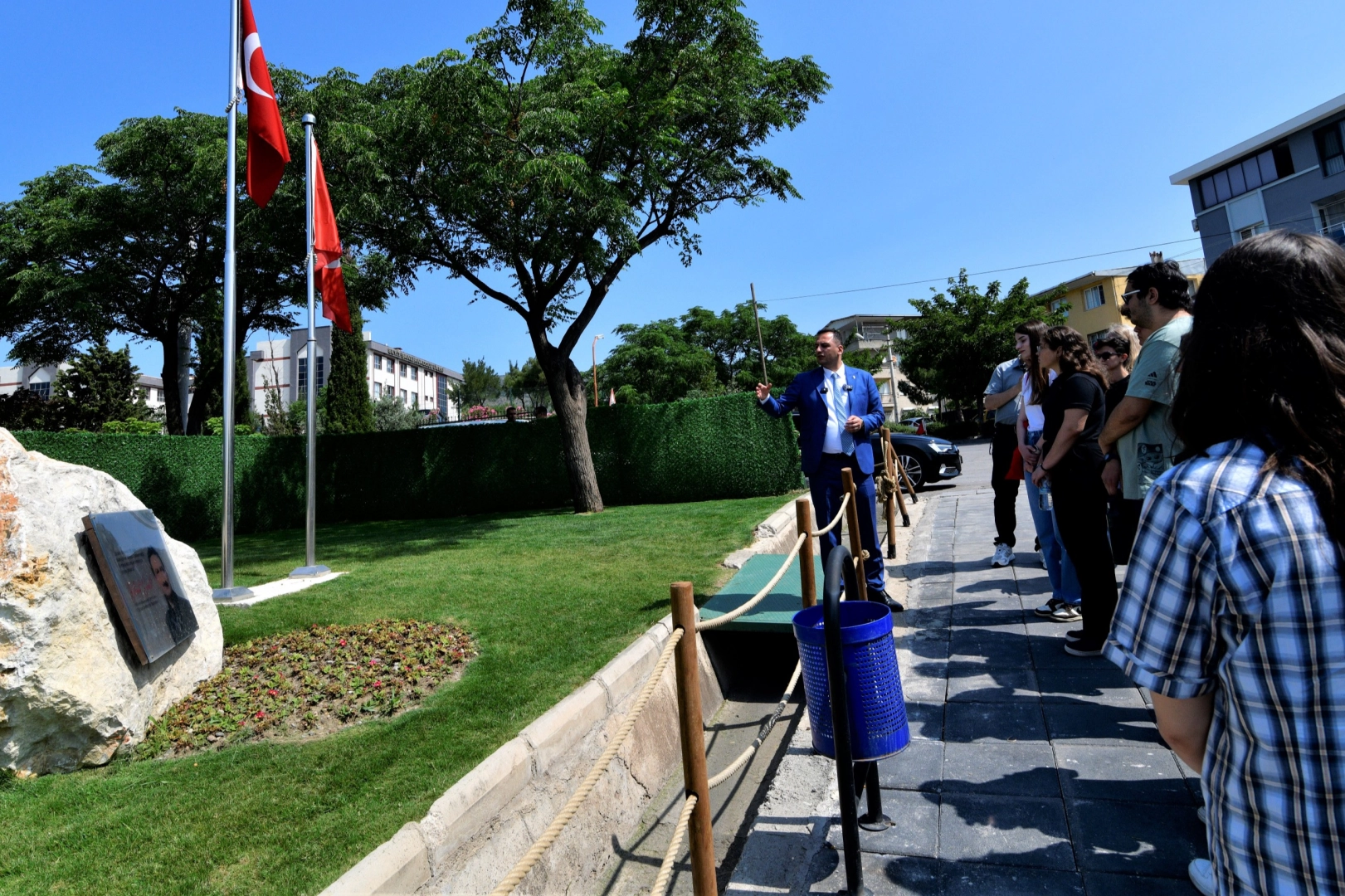 Ömer Eşki öğrencilere Kıbrıs’ı anlattı