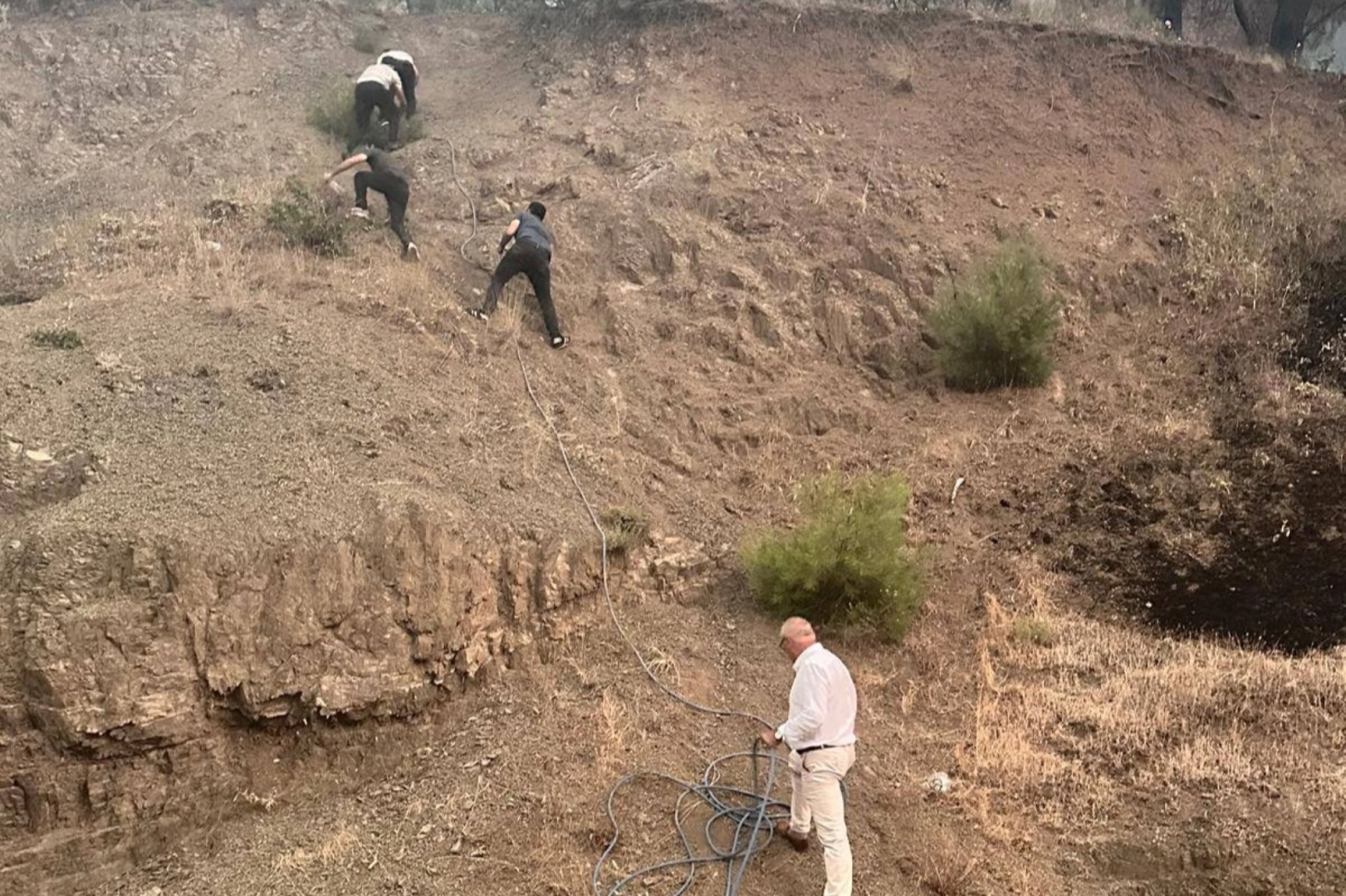 Bursa’daki yangına karşı Gemlik’te teyakkuz