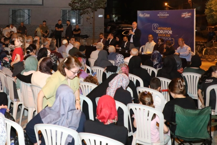 Bursa İnegöl’de Başkan Taban Kemalpaşa sakinlerini dinledi