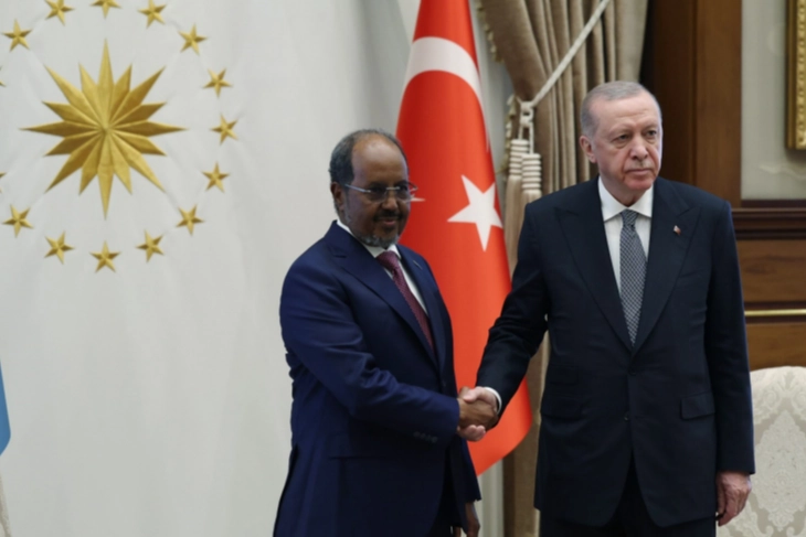 Cumhurbaşkanı Erdoğan Somalili mevkidaşı ile Külliye’de buluştu