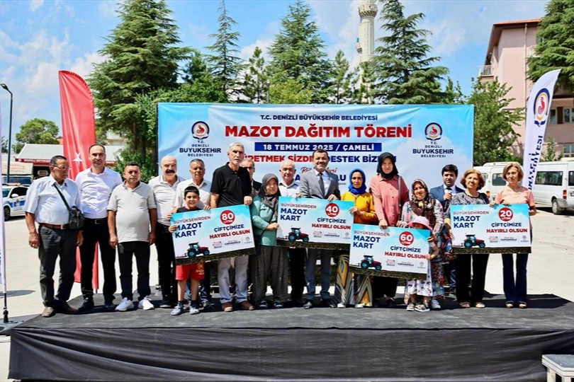 Denizli Büyükşehir’den üreticiye destek