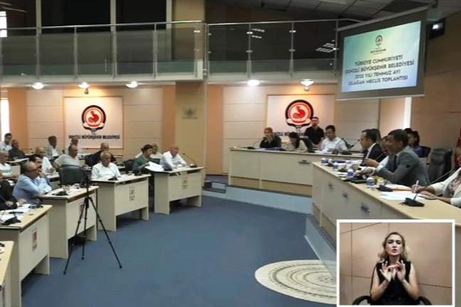 Denizli’de meclis yayınlarında işaret dili desteği