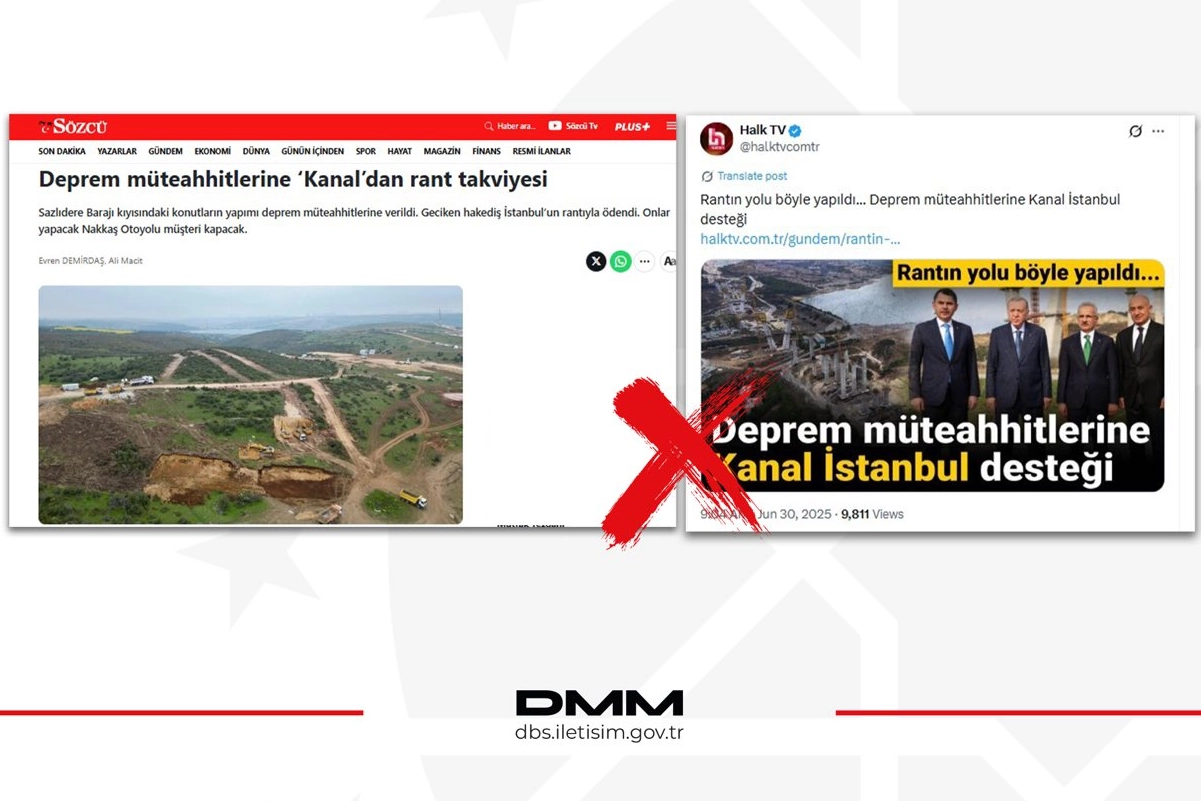DMM’den Kanal İstanbul iddialarına yalanlama