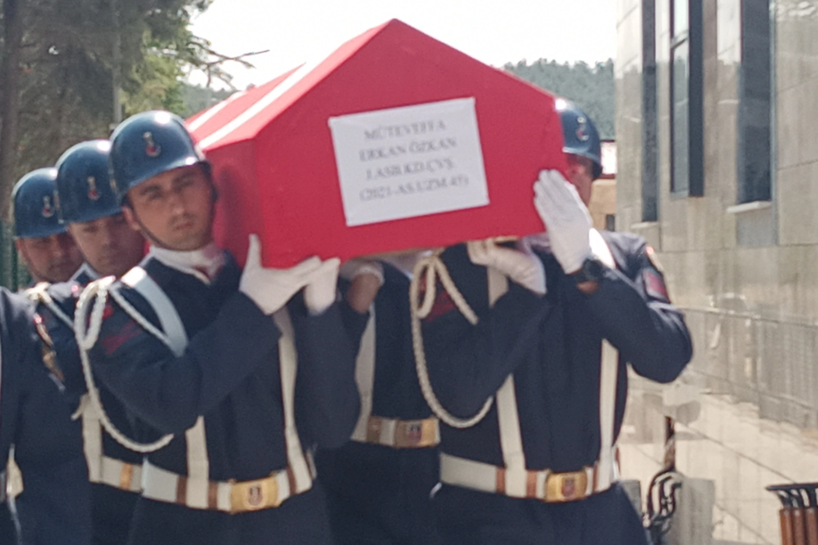 Keşan’da Jandarma Astsubay Erkan Özkan’a son görev