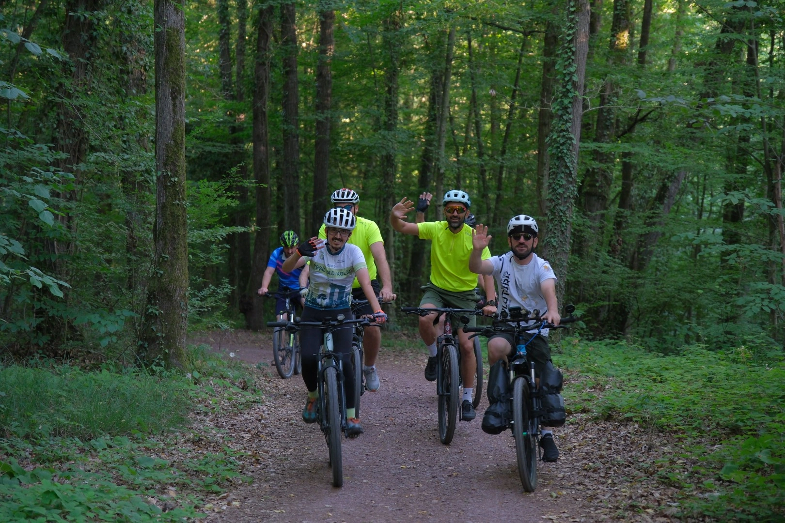 Kocaeli’de dağ bisikleti tutkunları Ormanya’da buluştu