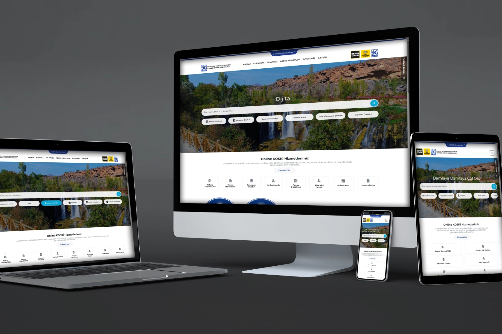 Konya KOSKİ’den 1 yılda 1 milyonu aşkın dijital işlem