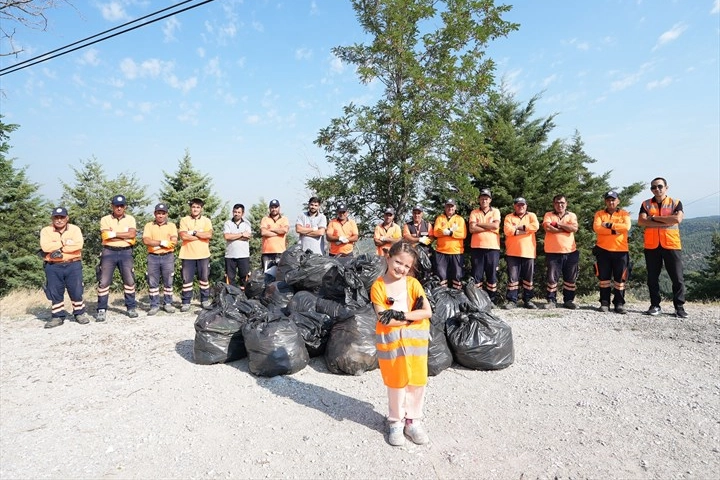 Denizli’de minik yürekten büyük temizlik hareketi