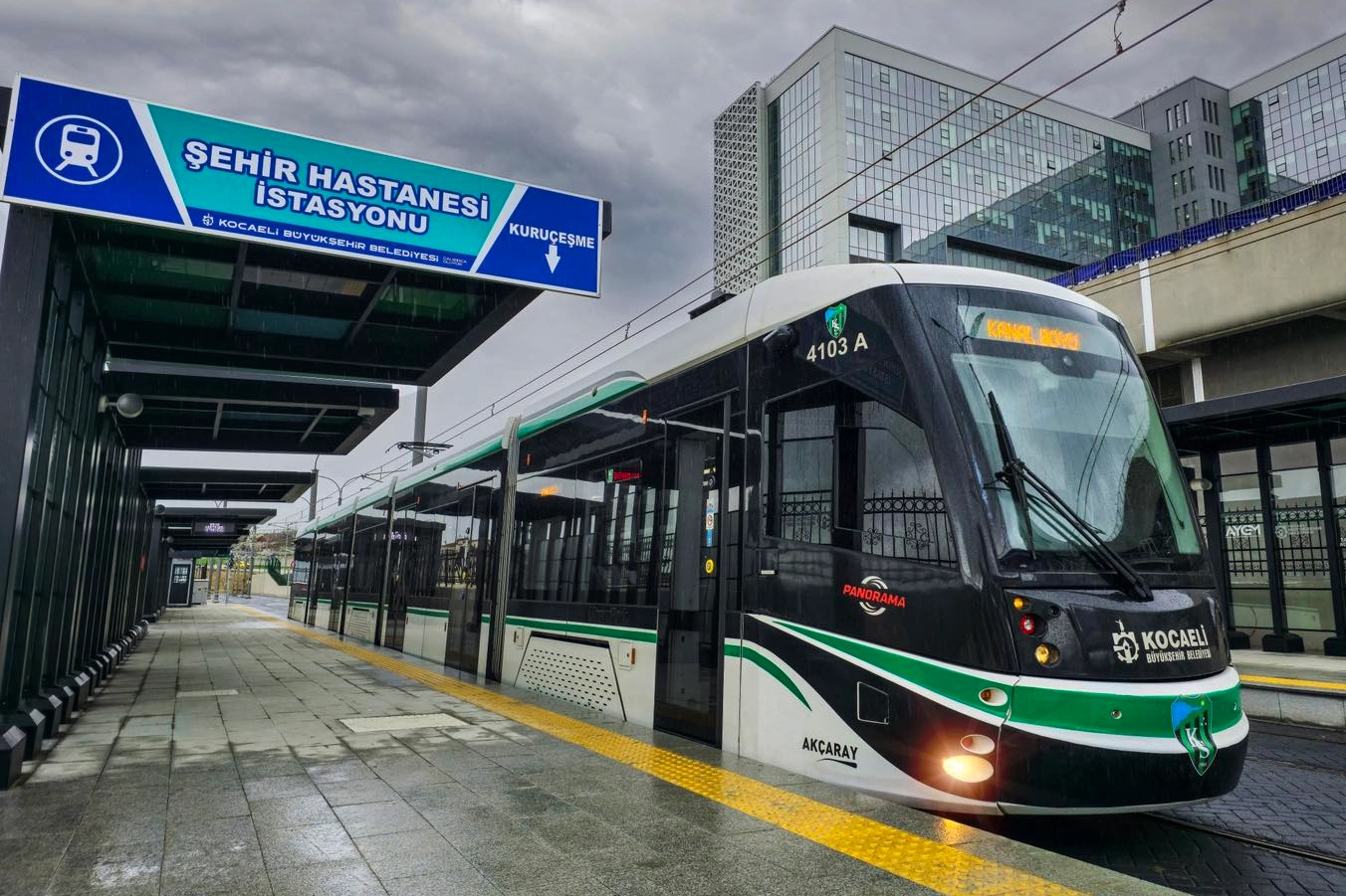 Kocaeli tramvay hattı Şehir Hastanesi’nde rekor kırdı