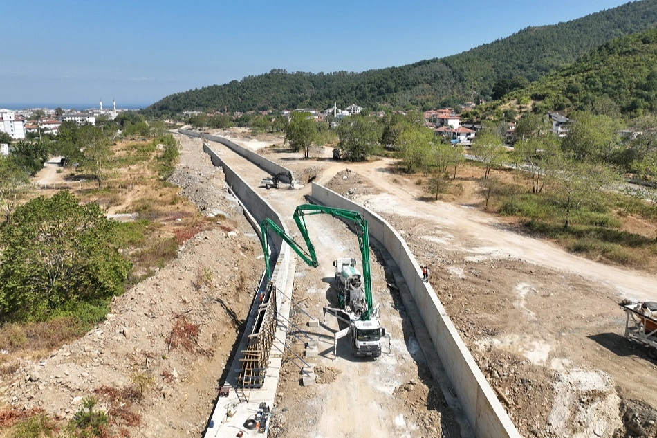 DSİ’den Yalova’ya taşkın koruması… Teşvikiye Deresi’nin ıslahı tamam