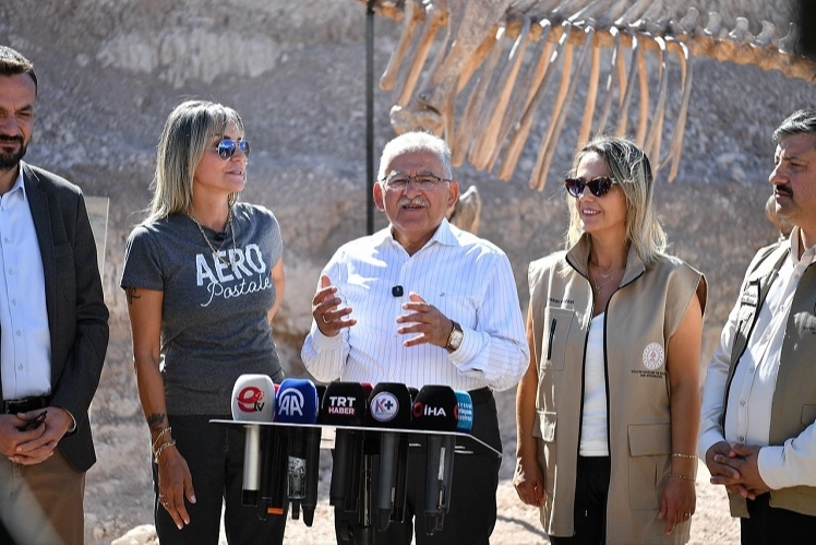 Kayseri’de 7.7 milyon yıllı fosillere yakın takip