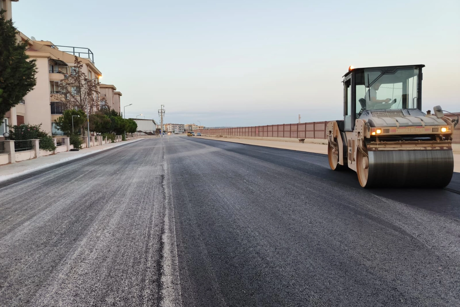 Kordon yolları asfaltlandı