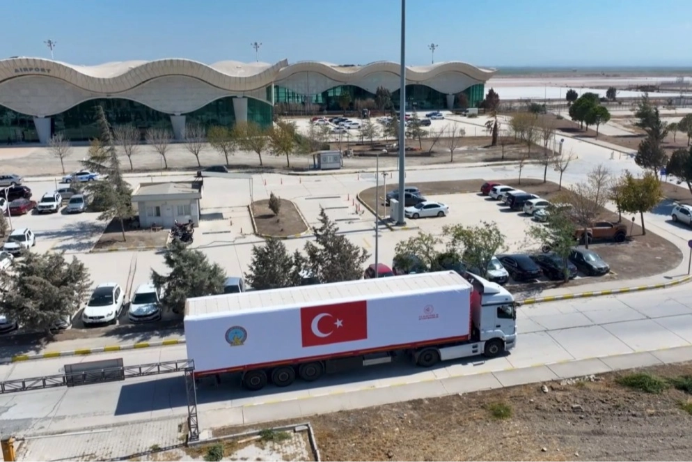 Şam’a zorlu hava koşullarında Türkiye’den iniş desteği