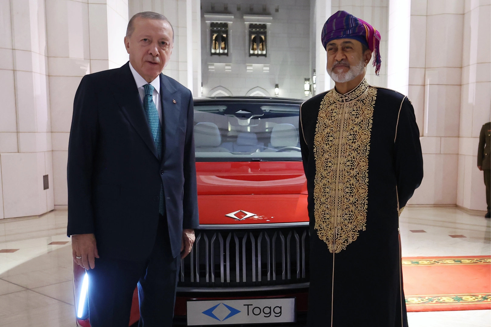 Bir Togg da Umman Sultanı’na
