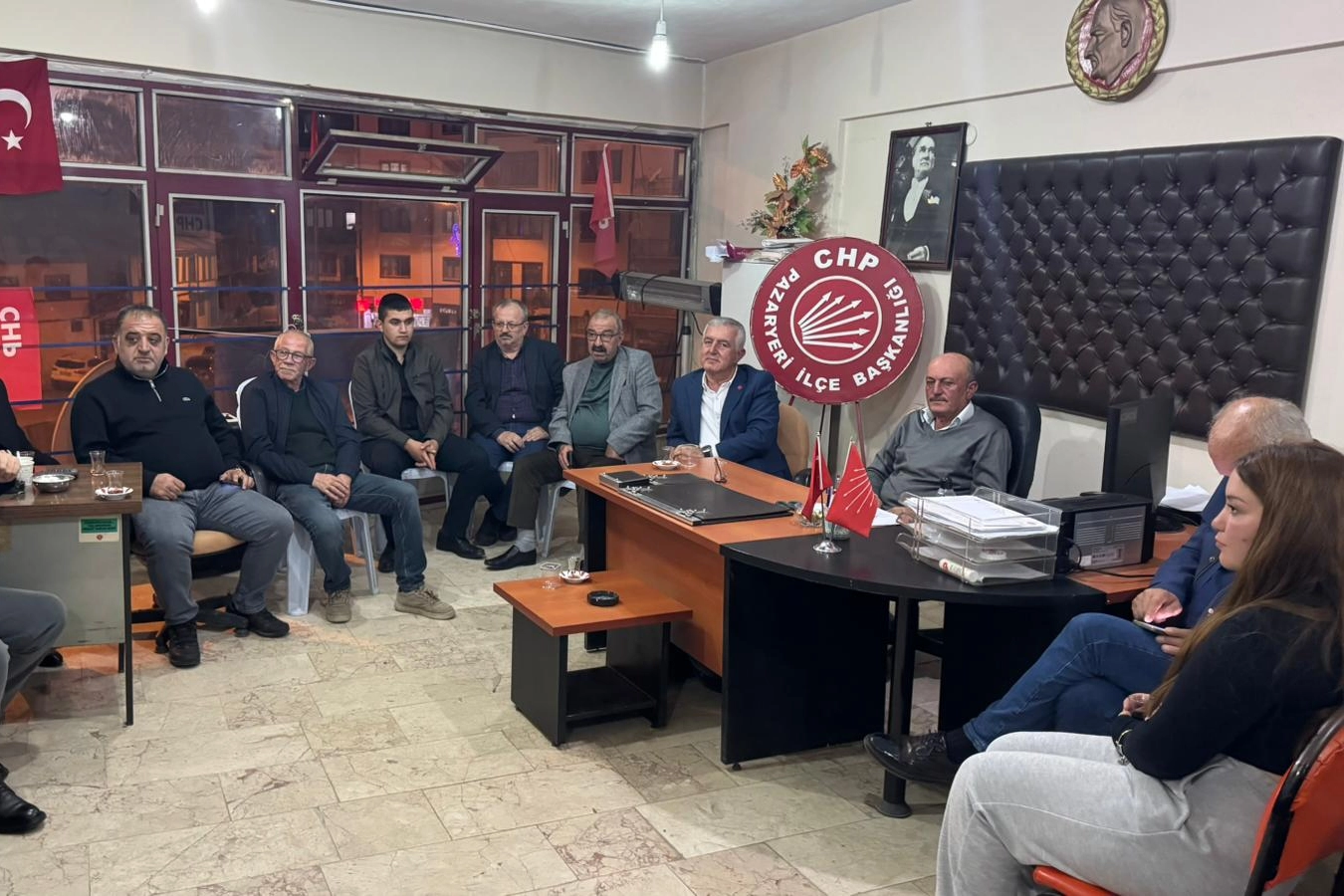 CHP Pazaryeri’nde kongre öncesi hareketlilik