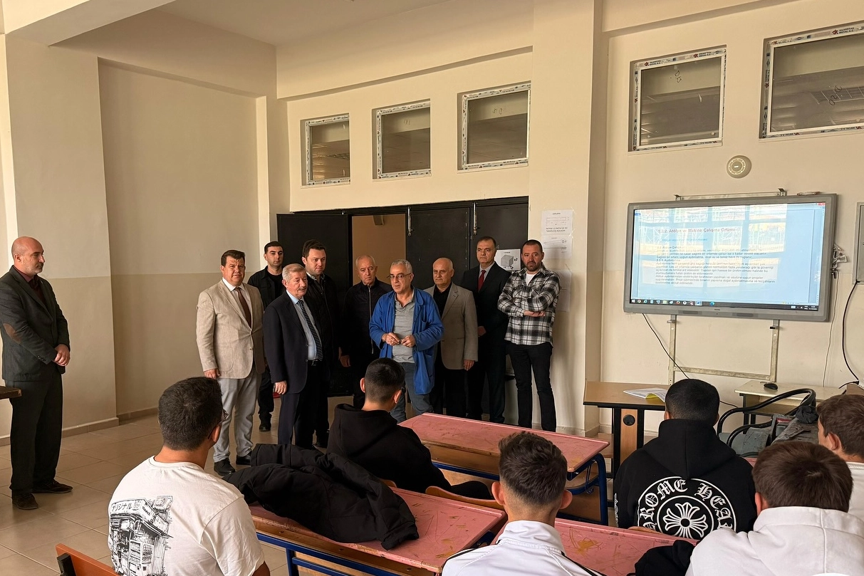 Keşan Kaymakamı Mercan’dan TOBB Proje Okulu’na ziyaret