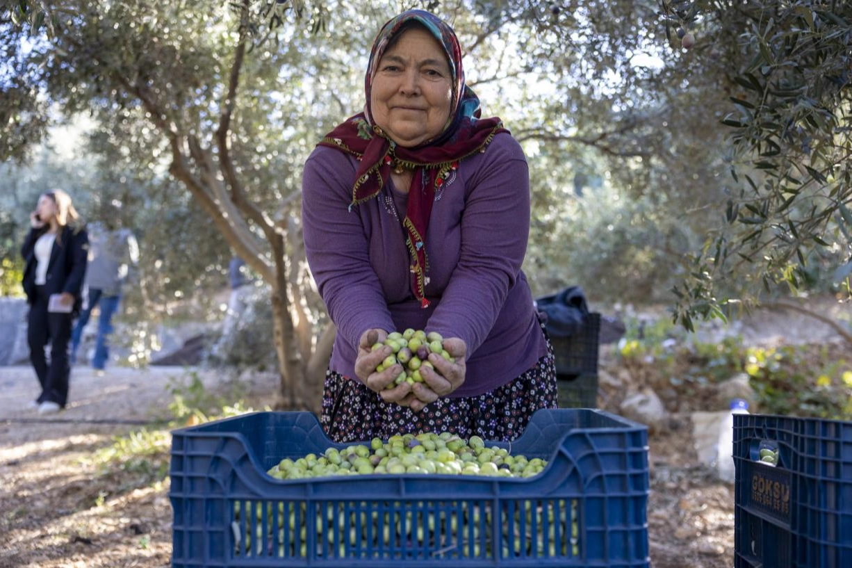 Mersin’de kadın eli toprağa değer katıyor