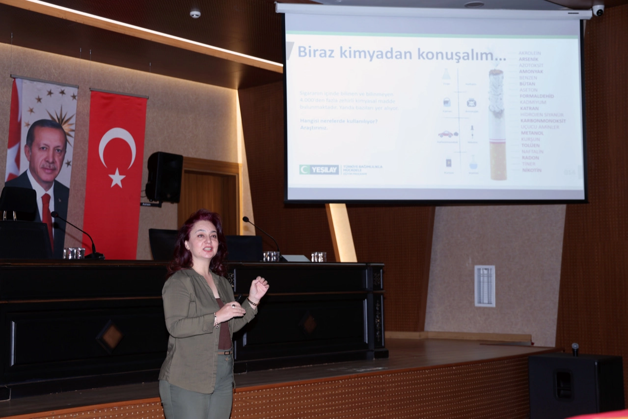Kayseri Talas’ta personele sigara bırakma eğitimi