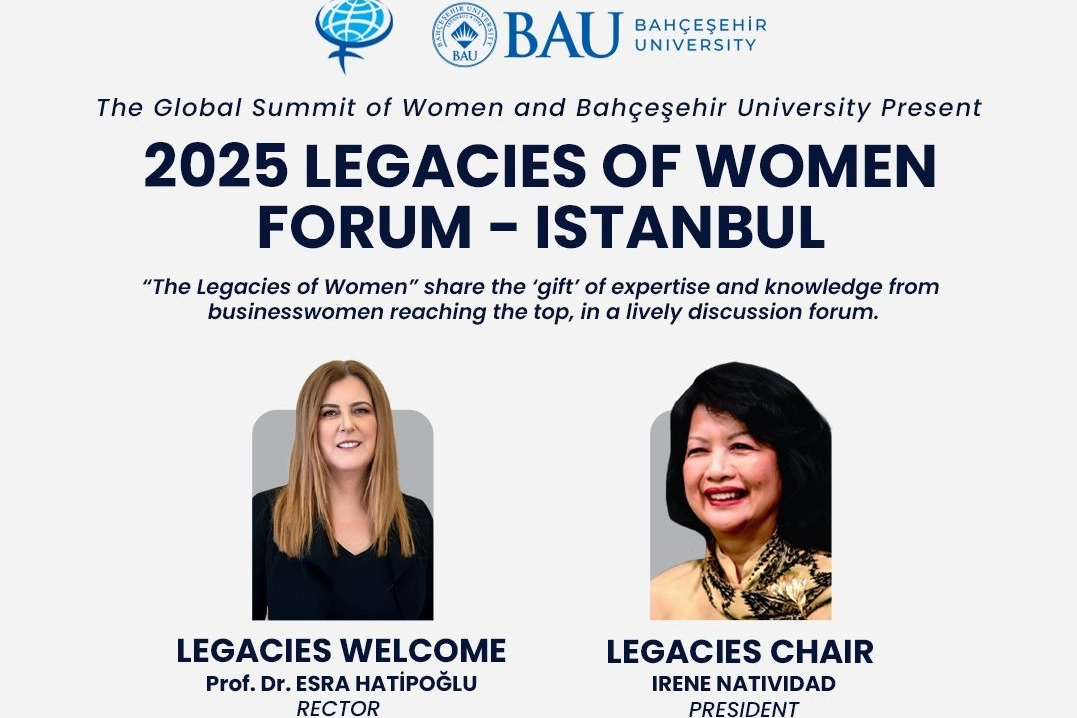 2026 Küresel Kadın Zirvesi’ne giden yolda ilk adım “Legacies of Women Forum” ile atılıyor