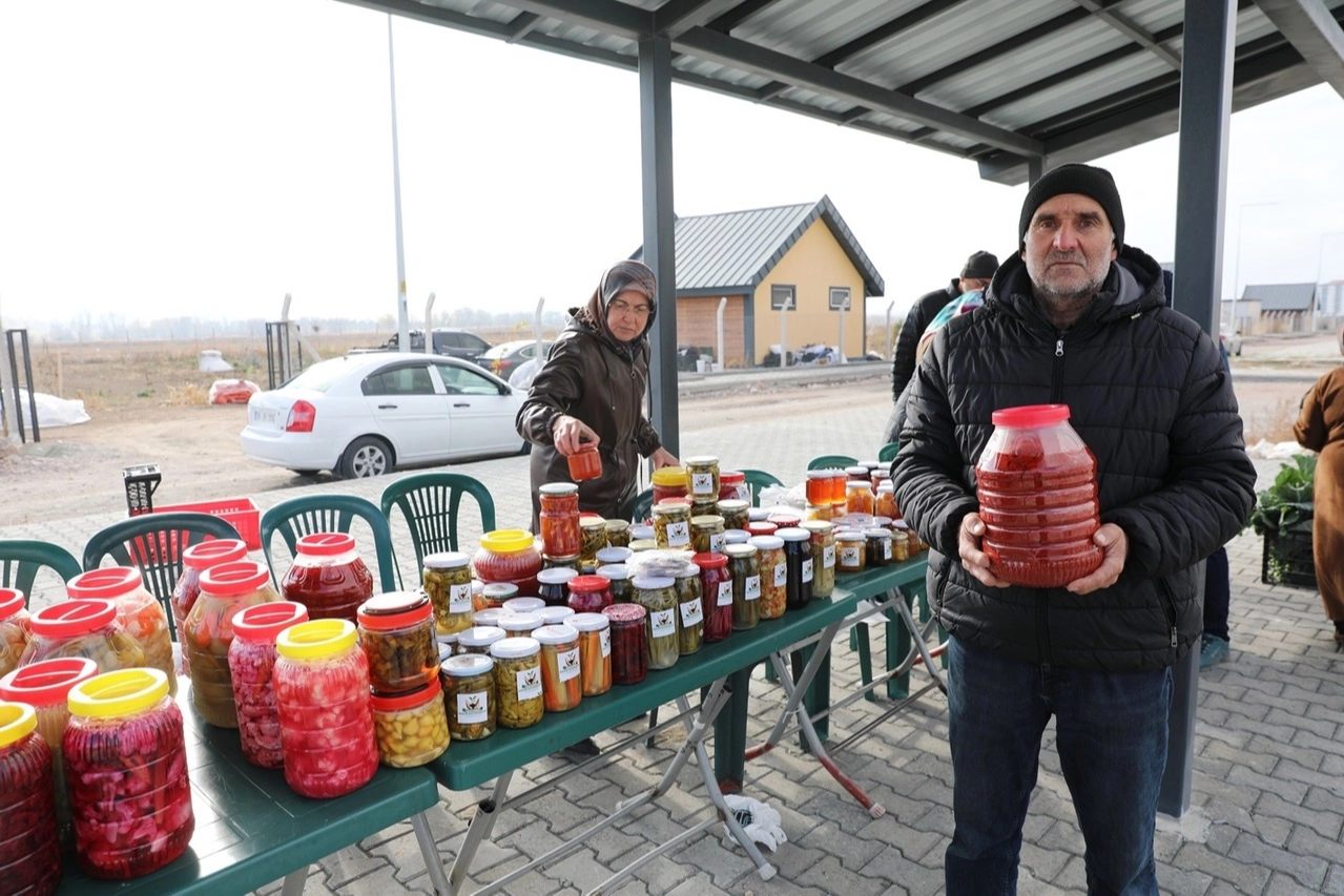 Kayseri Kocasinan’da son hasat yapıldı
