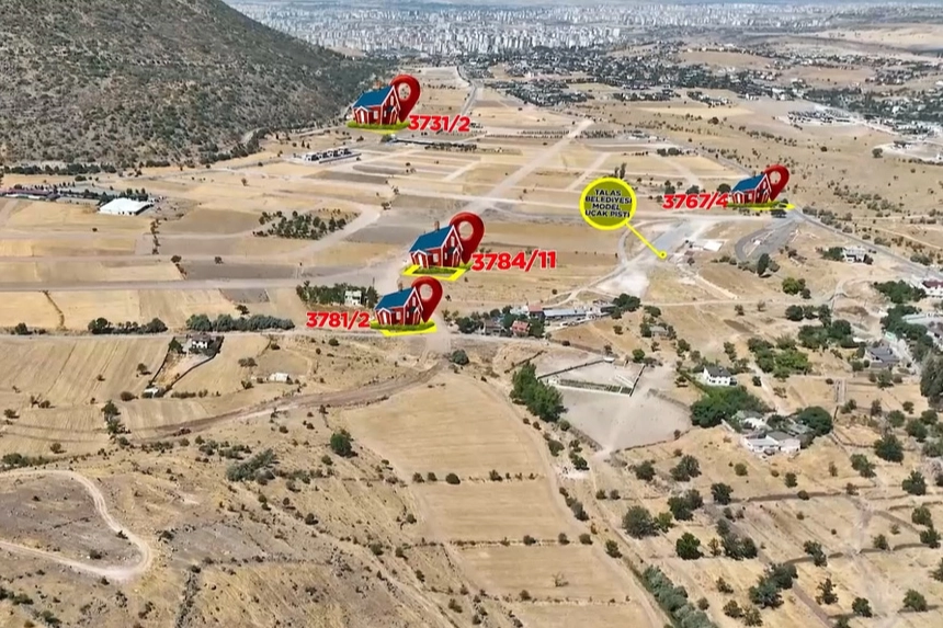 Kayseri Talas’ta 14 prestijli villa satışa çıkıyor