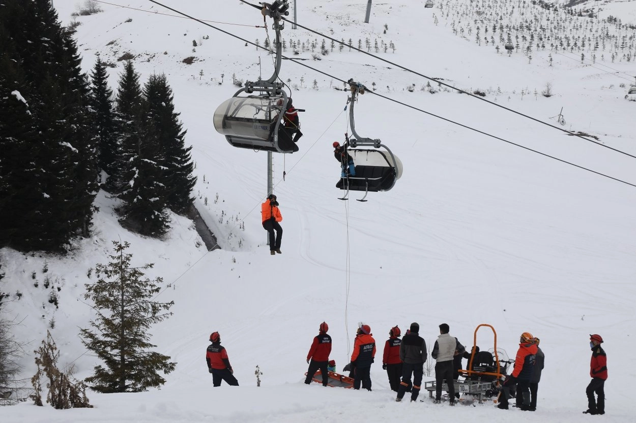 Ordu’da gerçeğini aratmayan kurtarma tatbikatı 