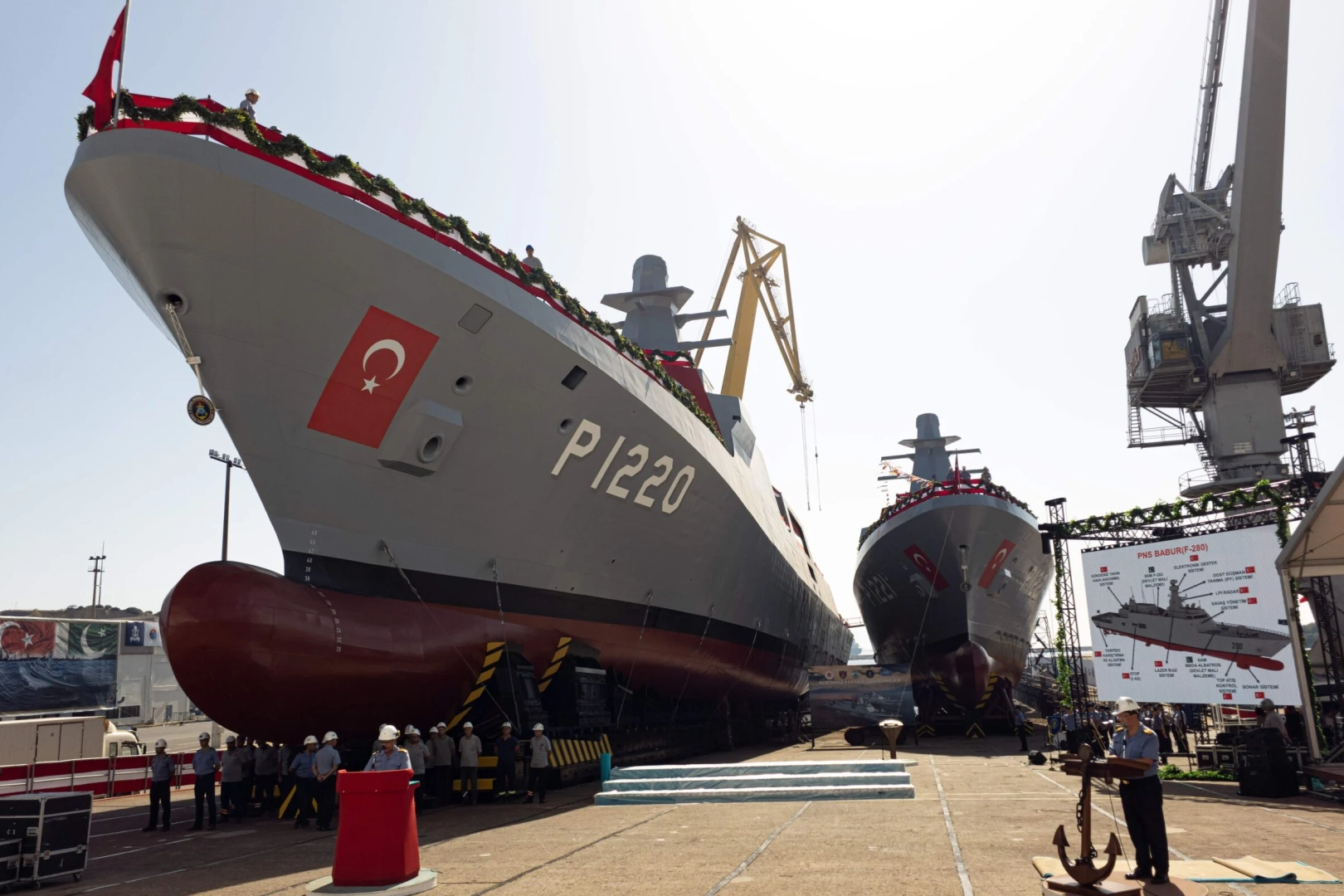 Yerli ve milli silah sistemleri envanterde…Yeni gemilere tören düzenlenecek
