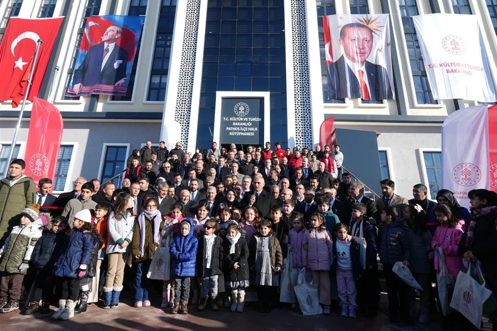 Ağrı Patnos’a 40 bin koleksiyona sahip yeni kütüphane