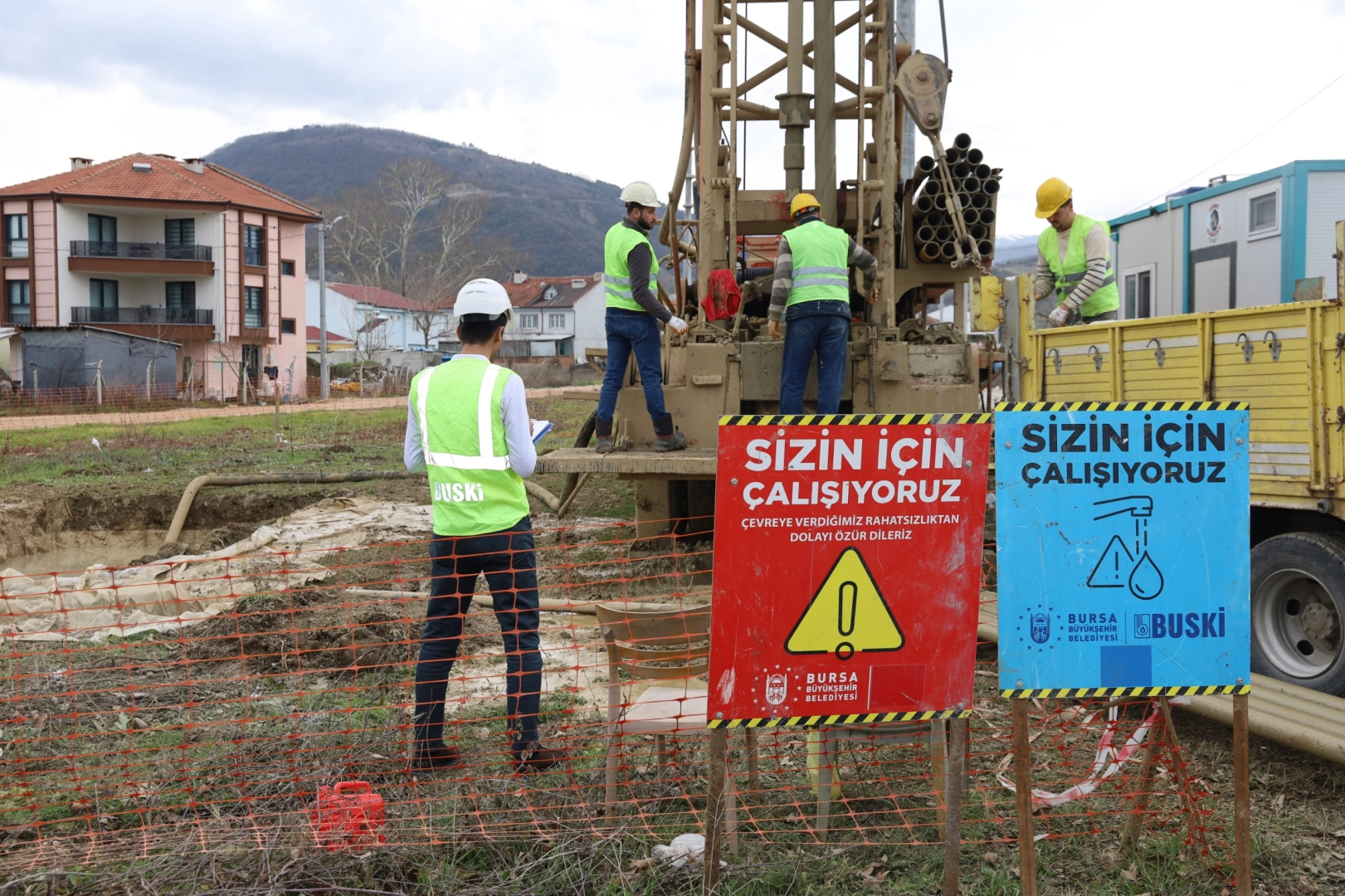 Bursa İnegöl Hocaköy’e BUSKİ’den içme suyu desteği